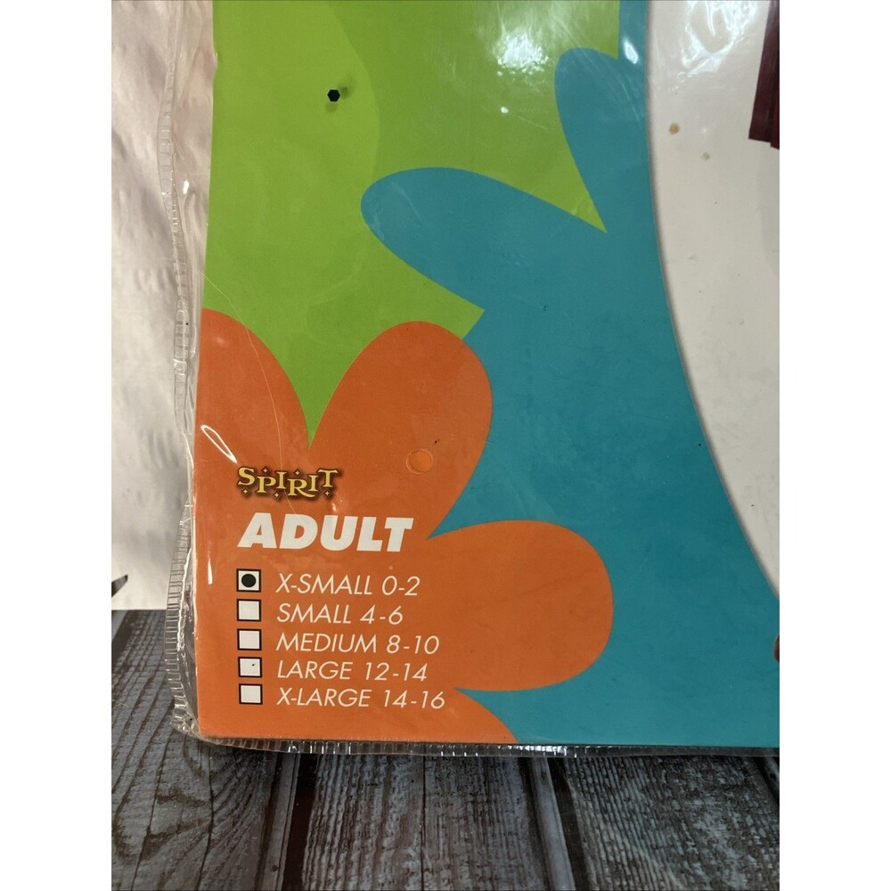 New In Package Velma Costume Complete Scooby-Doo Halloween Party Adult XS 0-2 - Picture 2 of 11